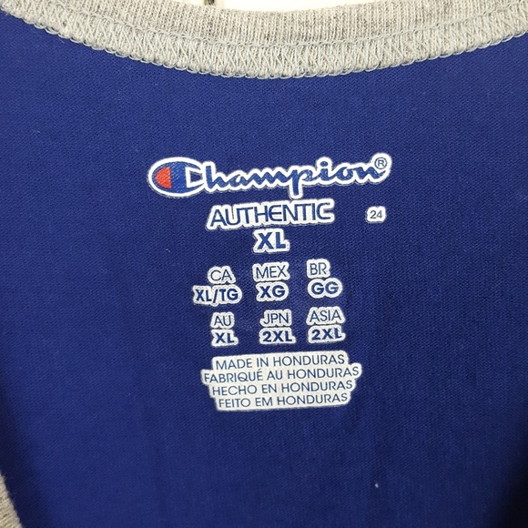 Champion Athletic Blue Tank Top Men's XL - Picture 3 of 7